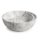 Stone freestanding tub in Calacatta White Marble - Image 3