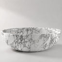 Stone freestanding tub in Calacatta White Marble - Image 5