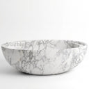 Stone freestanding tub in Calacatta White Marble - Image 2