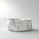 Natural stone bath in Calacatta White Marble - Image 3
