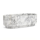White marble bathtub in Calacatta White Marble - Image 4