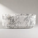 White marble bathtub in Calacatta White Marble - Image 6