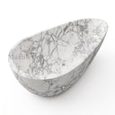 Natural stone bathtub in Calacatta White Marble - Image 3