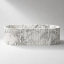 Stone bathtub in Calacatta White Marble - Image 4
