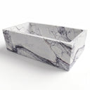 Freestanding marble tub in Milas Lilac - Image 3