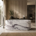Natural stone bath in Milas Lilac - Image 1
