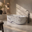 Marble bathtub in Milas Lilac - Image 1