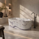 Marble bathtub in Milas Lilac - Image 1