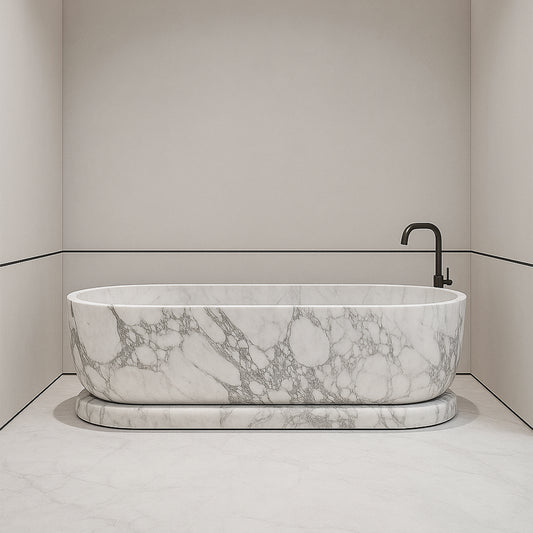 Arabescato Luxury Marble Tub