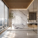 Calacatta Bathtub in Milas Lilac - Image 1