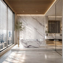 Calacatta Bathtub in Milas Lilac - Image 1