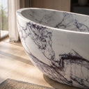 Natural stone bathtub in Milas Lilac - Image 5