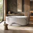 Natural stone bath in Milas Lilac - Image 1