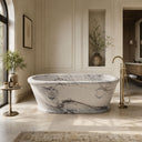 Marble bathtub in Milas Lilac - Image 1