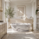 Marble bathtub in Milas Lilac - Image 6