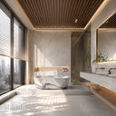 Marble bath in Milas Lilac - Image 5