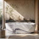 Marble bath in Milas Lilac - Image 1