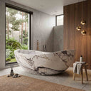 Marble tub in Milas Lilac - Image 1