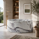 Marble bathtub in Milas Lilac - Image 1