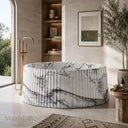 Marble bathtub in Milas Lilac - Image 1