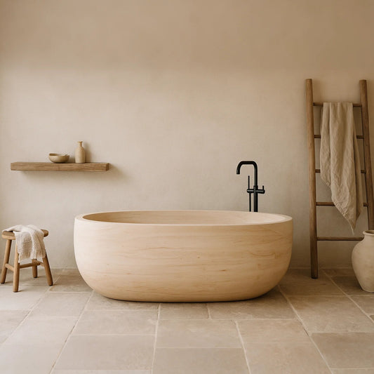 River Vein Sandstone Unique Stone Tub