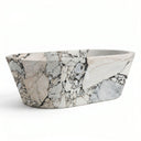 Natural stone bathtub in Valgri white - Image 3