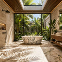 Natural stone bathtub in Valgri white - Image 1