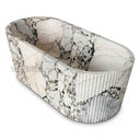 Stone freestanding tub in Valgri white - Image 3