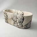 Stone freestanding tub in Valgri white - Image 2