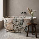 Natural stone bath in Valgri white - Image 5