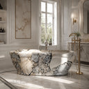 Marble bathtub in Valgri white - Image 1