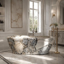 Marble bathtub in Valgri white - Image 1