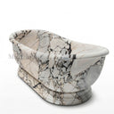 Marble bath in Valgri white - Image 4
