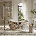 Marble bath in Valgri white - Image 1