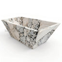 Marble tub in Valgri white - Image 3