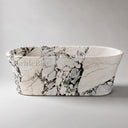 Natural stone bathtub in Valgri white - Image 5