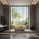 Stone bathtub in Valgri white - Image 6