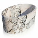Freestanding marble tub in Valgri white - Image 3