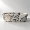 Natural stone bath in Valgri white - Image 4
