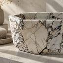 Natural stone bath in Valgri white - Image 5