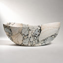 Marble bathtub in Valgri white - Image 4