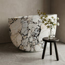 Marble bath in Valgri white - Image 4