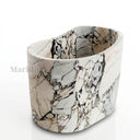 White marble bathtub in Valgri white - Image 3