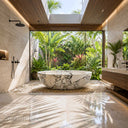 Natural stone bathtub in Valgri white - Image 1