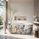 Natural stone bath in Valgri white - Image 1