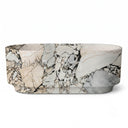Natural stone bath in Valgri white - Image 2