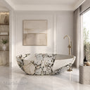 Marble bath in Valgri white - Image 1