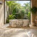 Marble tub in Valgri white - Image 1