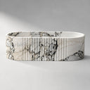 Marble tub in Valgri white - Image 2