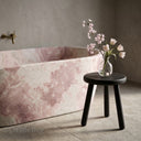 Pink marble bathtub in Rosa Eterea Pink - Image 3